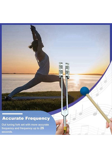 Tuning Fork Seti Otto32Hz Çakra Ses Terapisi Vücut Tutma Zihin Ruh Mükemmel Uyum (Yurt Dışından) fırsatları