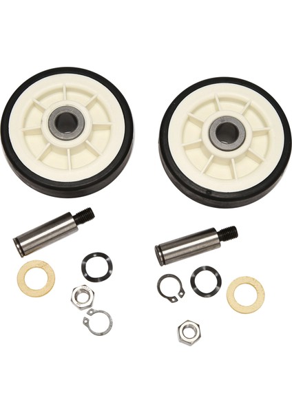 2 Adet Kurutma Makinesi Tambur Destek Silindiri ve Şaftı (Yurt Dışından)