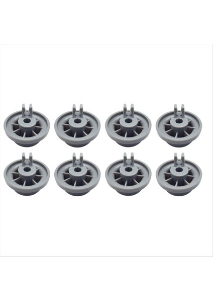8 Adet Bulaşık Makinesi Yedek Raf Tekerlekleri Alt Raf Sepet Tekerlekleri (Yurt Dışından)