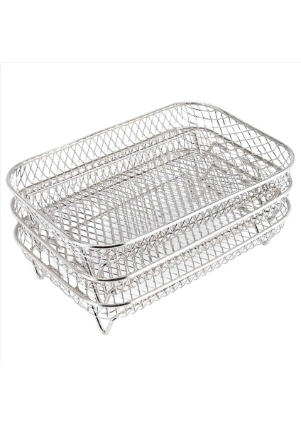 Ninja Dual Air Fryer, 3 Katmanlı Gıda Kurutma Makinesi Tost Rafı Izgarası Için (Yurt Dışından)