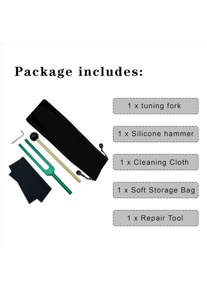 Tuning Fork 528 Hz Çakra Ses Terapisi Vücut Zihin ve Ruhu Mükemmel Uyum Yeşil Iyileştirmek Için Çatallar Tuning Çatalları (Yurt Dışından) fırsatları