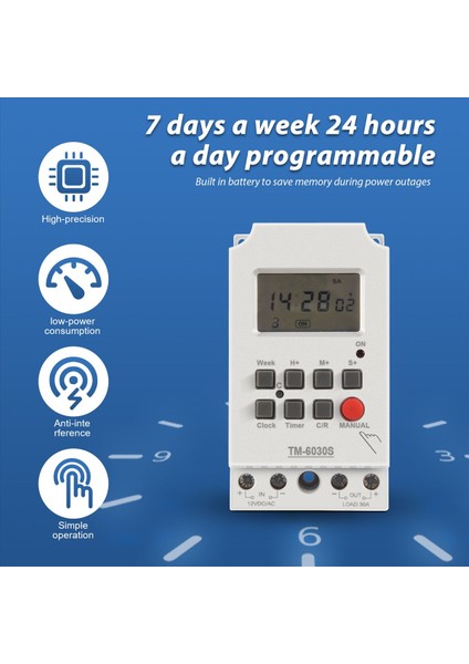 Sinotimer TM630S-4 12V Saniye Kontrol Zamanlayıcı Anahtarı Büyük Ekran Dijital Ekran Sıcak Pin Voltaj Çıkış Zaman Denetleyicisi (Yurt Dışından) indirimleri