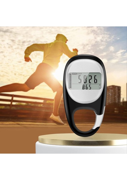 Yürüyüş Taşınabilir Yürüyüş Pedometresi 3D Adım Sayacı Için Pedometre Carabiner ile Basit Adımlar Izleyici (Yurt Dışından) fiyatları