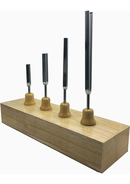 4pcs Doğru Frekans 128Hz 256Hz 512Hz 1024Hz Müzik Ayarlama Çatal Set Müzik Düz Çatal Ölçüm Ölçümü Hammer ile (Yurt Dışından) modelleri
