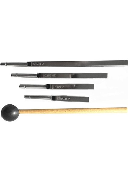 4pcs Doğru Frekans 128Hz 256Hz 512Hz 1024Hz Müzik Ayarlama Çatal Set Müzik Düz Çatal Ölçüm Ölçümü Hammer ile (Yurt Dışından) fırsatları