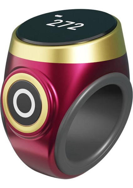 El Pres Dijital Sayım Karşı Etnik Stil Taşınabilir Noktalar Şarj Edilebilir Halka Fikir Tally Counter-B (Yurt Dışından)