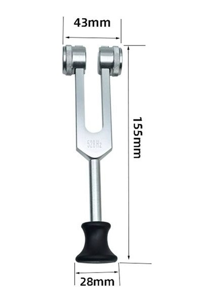 Çatal Ses Terapisi Vücudun Zihin ve Ruhun Mükemmel Uyumunu Korumak Için Mallet ile Tuning Fork 528Hz (Yurt Dışından) fiyatları