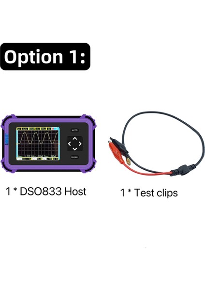PDS833 Handheld Dijital Osiloskop 2 8 Inç Ekran 1mhz Analog Bant Genişliği 8 33MSA/S 800VPP Dijital Ossiloskop Kiti (Yurt Dışından)