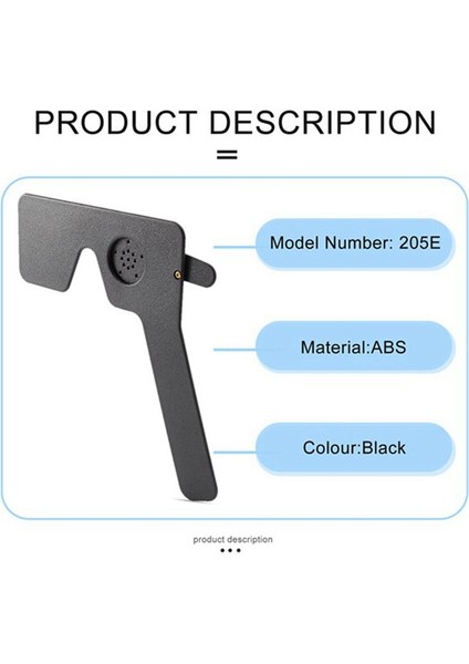 2pcs Optometri Aksesuarları Göz Kalkanları Göz Kalkanları Görme Ayar Cetveli Testi Görme Gözlem Optometrik Aksesuarlar (Yurt Dışından) fırsatları