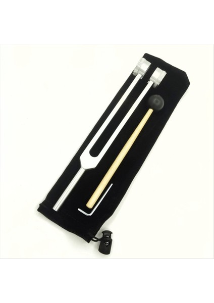 Gümüş Genişletilmiş 25 cm Kulak Temizleme Tuning Çatal 128Hz Anahtar Kumaş Torba ve Çekiçle Çatal Çatal (Yurt Dışından) fiyatları