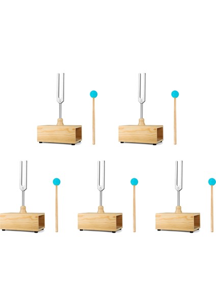5x 528Hz Tuning Fork Ses Terapisi Yoga Meditasyon ve Gevşeme Için Çatal Rezonans Kutusu Ayarlama (Yurt Dışından)
