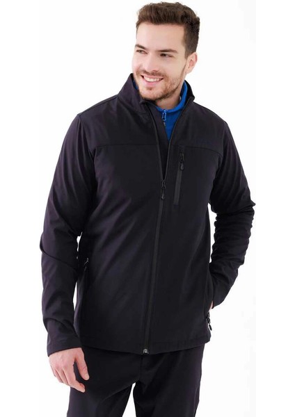 Baxter Ince Softshell Erkek Ceket Siyah