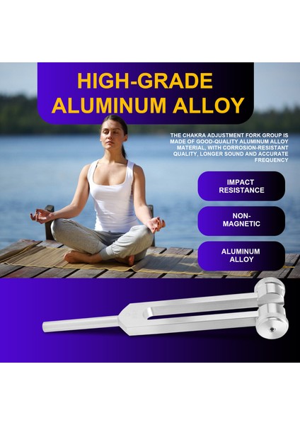 Tuning Forks SET-128 Hz 256 Hz 512 Hz Tuning Çatalları Iyileşme Çakra Ses Terapisi Beden Zihin ve Ruh Için Mükemmel (Yurt Dışından) indirimleri