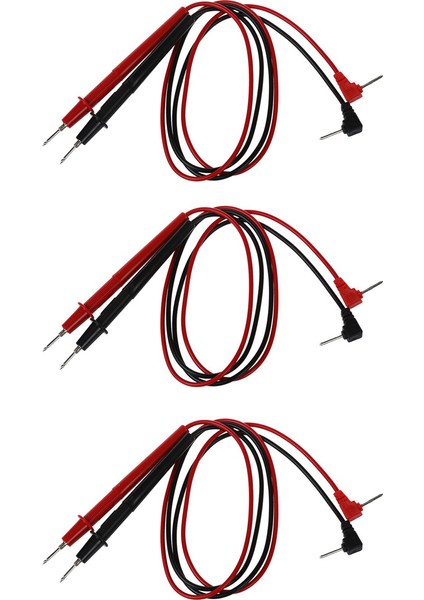 3x Multimetre Metre Evrensel Test Kuar Probu Kablo Kablosu 1000V 0 8m (Yurt Dışından)