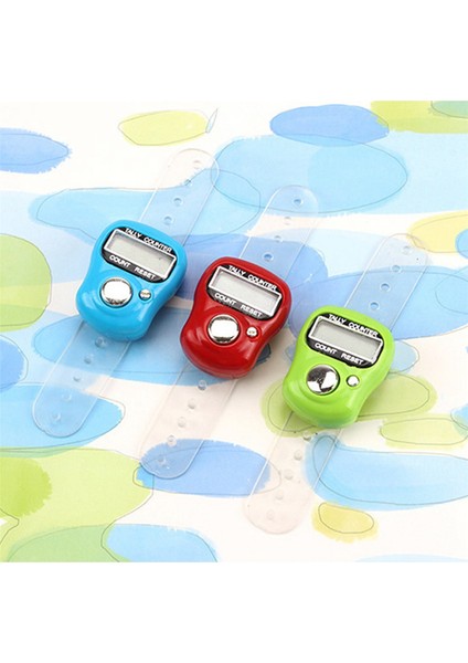 5x LCD Parmak El Yüzüğü Örme Sırası Taksit Sayaç Pedometresi Dijital El Taliye Renk (Yurt Dışından)