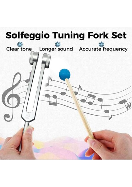 Tuning Fork Seti Otto128Hz Çakra Ses Terapisi Vücut Zihin ve Ruhu Mükemmel Uyumda Iyileştirmek Için Çatallar Ayarlama Çatalları (Yurt Dışından) fiyatları