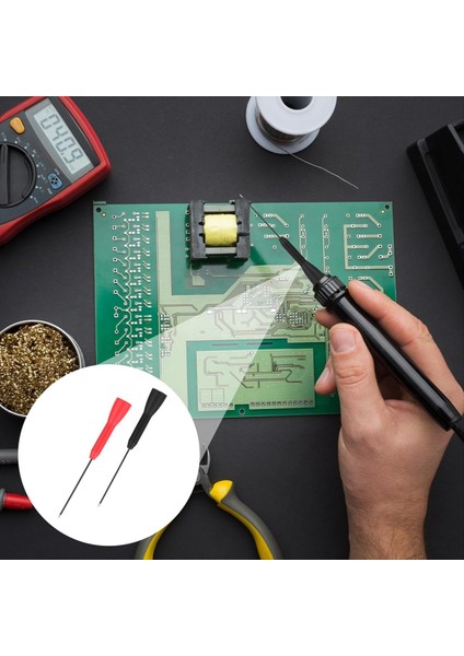 4pcs Test Probları Bakır Problar Test Prob Pinleri Testi Testi Prob Multimetre Probları Iğne 2mm 600V/10A Piercing Needle (Yurt Dışından) indirimleri