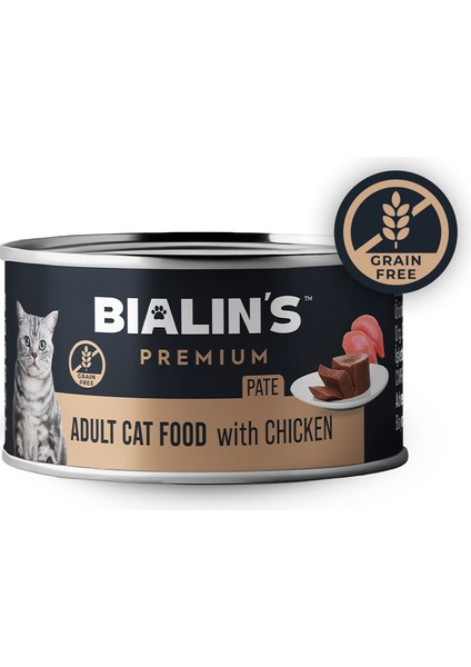 Süper Premium Pate Yetişkin Kedi Maması Tavuklu 100 Gram