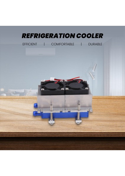 144W Soğutucu 12V Yarı Iletken Klima Soğutma Sistemi Kendin Yap Kiti (Yurt Dışından) fiyatları