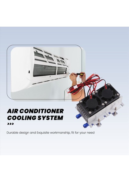 144W Soğutucu 12V Yarı Iletken Klima Soğutma Sistemi Kendin Yap Kiti (Yurt Dışından) fırsatları