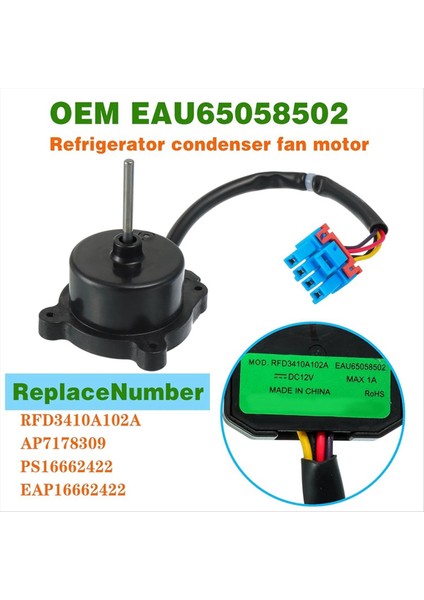 Lg AP7178309 PS16662422 Için Buzdolabı Kondansatör Fan Motoru (Yurt Dışından) indirimleri