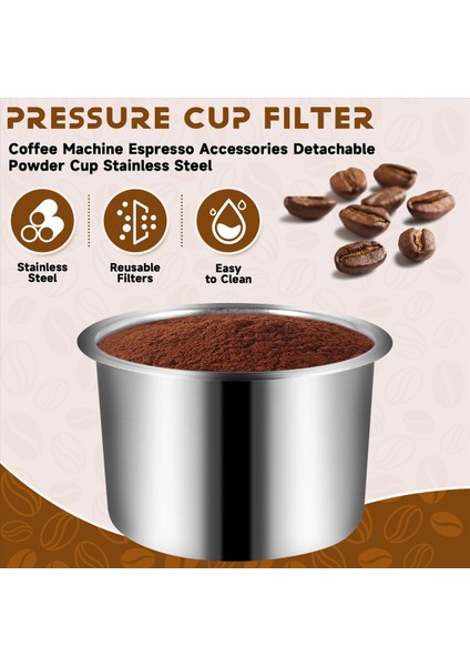 Basınçlı Bardak Filtre Kahve Makinesi Espresso Aksesuarları Çıkarılabilir C (Yurt Dışından) fırsatları