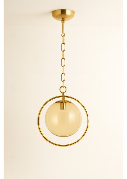 Metal Gold Raven Tekli Avize modelleri