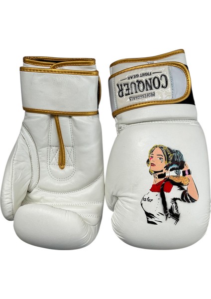 Custom Made Harley Quınn2 Deri Boks Eldiveni fiyatları