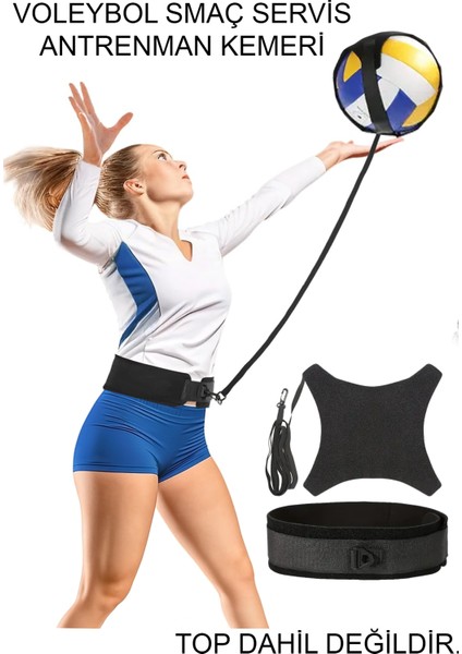 Voleybol Antrenman Kemeri Ayarlanabilir Top Tutucu Bel Kemeri Voleybol Smaç Pas Servis Antrenman Set