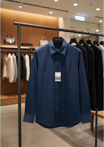 Kadın Uzun Kollu Pamuklu Kolay Ütü Pamuk Saten Regular Yüksek Kal indirimleri