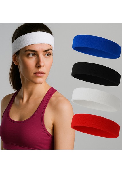 Havlu Ter Bandı Kafa Bandı Headband Tenis Saç Bandı Futbol Saç Bandı Basketbol Bandı Sporcu fırsatları