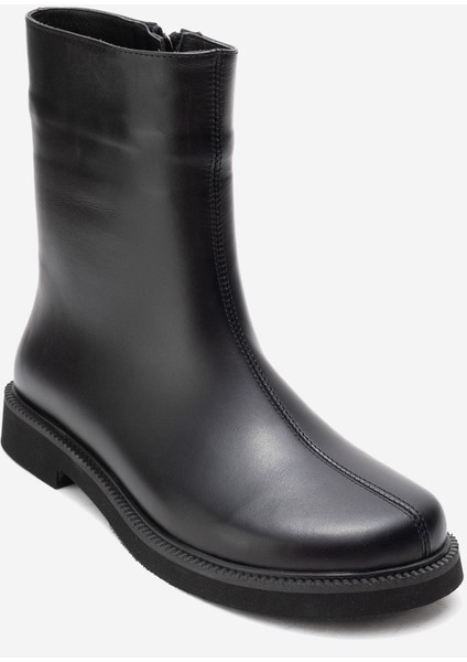 Lucano Siyah Cilt Hakiki Deri Kadın Bot modelleri