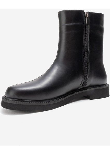 Lucano Siyah Cilt Hakiki Deri Kadın Bot fırsatları