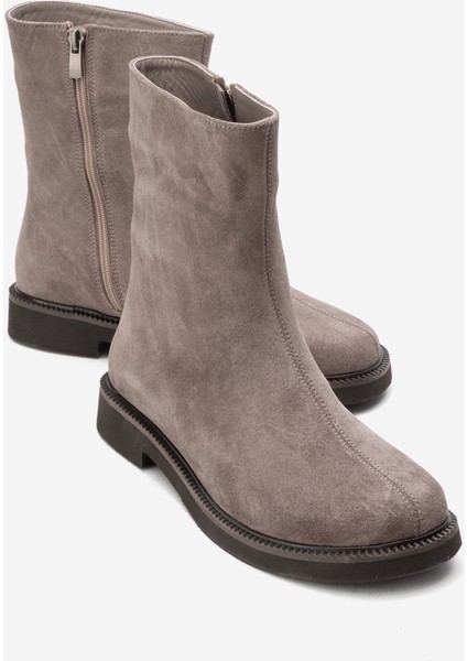 Lucano Vizon Süet Hakiki Deri Kadın Bot