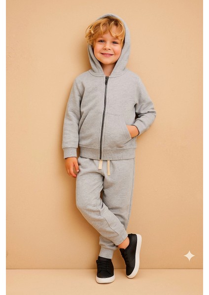 Kapşonlu Erkek Çocuk Takım 20411