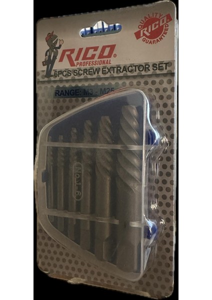 6 Parça Ters Klavuz Kırılmış Vida Civata Sökme Seti fiyatları