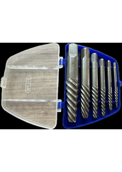 6 Parça Ters Klavuz Kırılmış Vida Civata Sökme Seti fırsatları