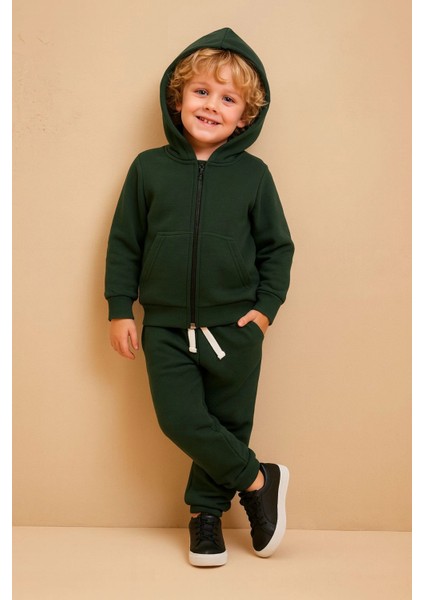Kapşonlu Erkek Çocuk Takım 20411