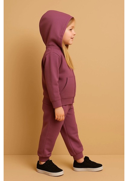 Kapşonlu Kız Çocuk Takım 20411-1 fiyatları