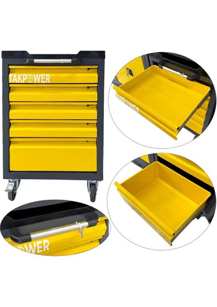 TTR4432 3 Metre Takım Tezgahı 2 Dolaplı + 2 Boş Takım Arabası