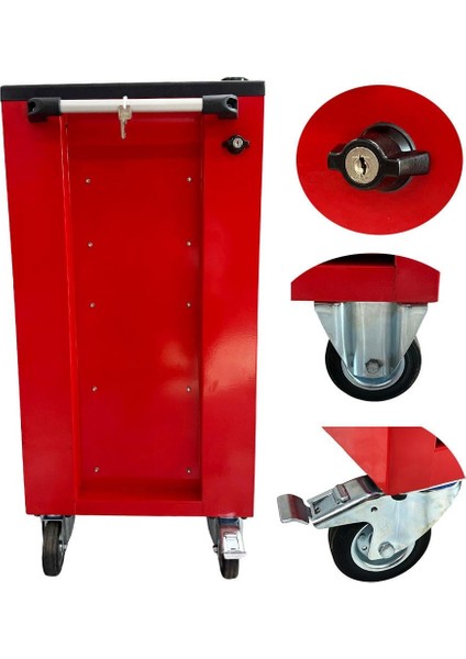 5 Çekmeceli Dolu Takım Arabası 190 Parça