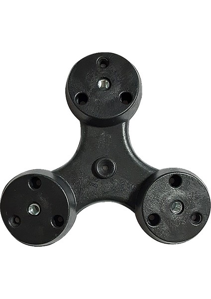 3'lü Açılı Zigon Sehpa - Orta Sehpa Ayak Bağlantı Aparatı - Çap Ayak Montaj Plastiği Yıldız