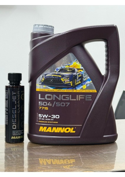 2025 5W30 Longlife 504/507 5lt Motor Yağı ve Etkili Dizel Katkı Enjektör Temizleyici