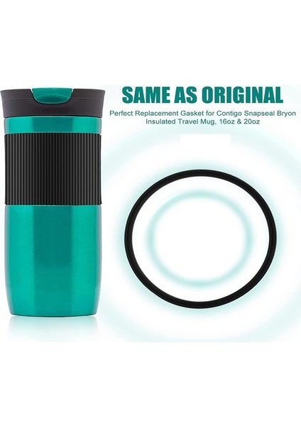 Contigo Kupalar Için 10 Adet Kauçuk Kapak Contası 16 ve 20 Oz Sızdırmaz Conta (Yurt Dışından) modelleri