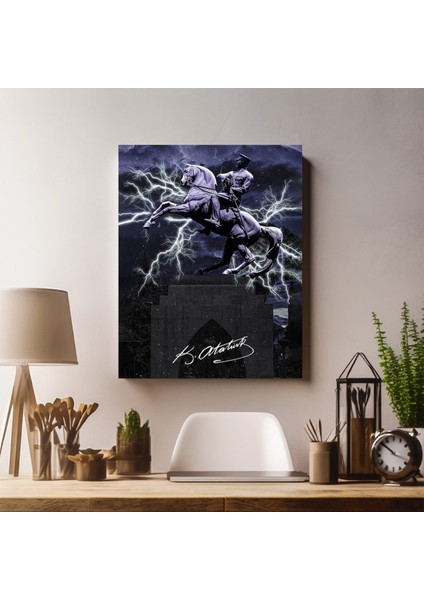 Atatürk Kanvas Tablosu 124