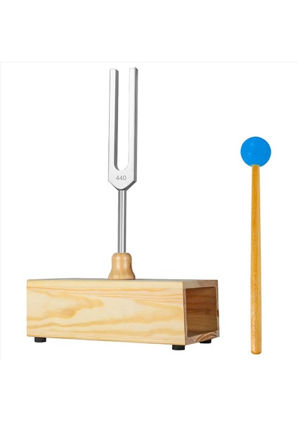 2x 440Hz Tuning Fork Ses Terapisi Yoga Meditasyon ve Gevşeme Için Çatal Rezonans Kutusu Ayarlama (Yurt Dışından) fiyatları