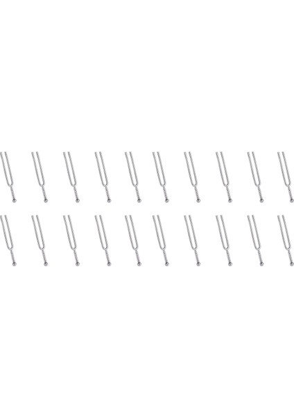 20X 440Hz Ton Paslanmaz Çelik Ayarlama Çatal Tuner Tunning Müzik Enstrümanı Hediyesi (Yurt Dışından)