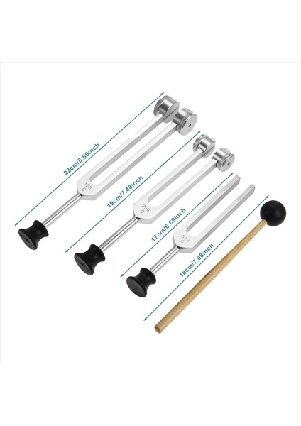 8 Paket Ayar Çatal Seti (128Hz 256Hz 512Hz) Sesli Ses Titreşim Aracı Için Ayar Çekiçli Gümüş Gümüş (Yurt Dışından) fırsatları