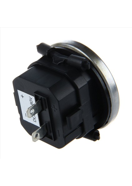 2x Saat Metre 6 Ila 80 Volt Dc - Yuvarlak Gümüş Trim Halkası (Yurt Dışından) fırsatları