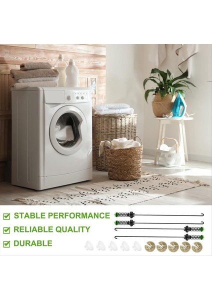 W11130362 4 Parça Çamaşır Makinesi Askı Çubuğu Takımı, Çamaşır Makineleri Için (Yurt Dışından) fırsatları